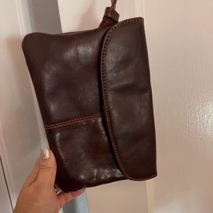 Sorpresa Italian leather crossbody wallet phone bag.